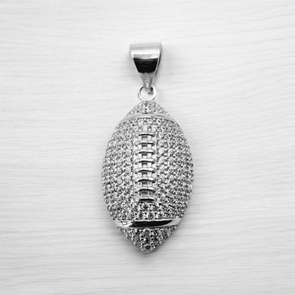 Football Pendant Silver 925