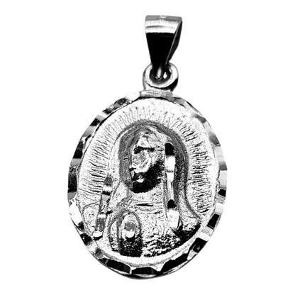 Colgante Virgen María Plata 925