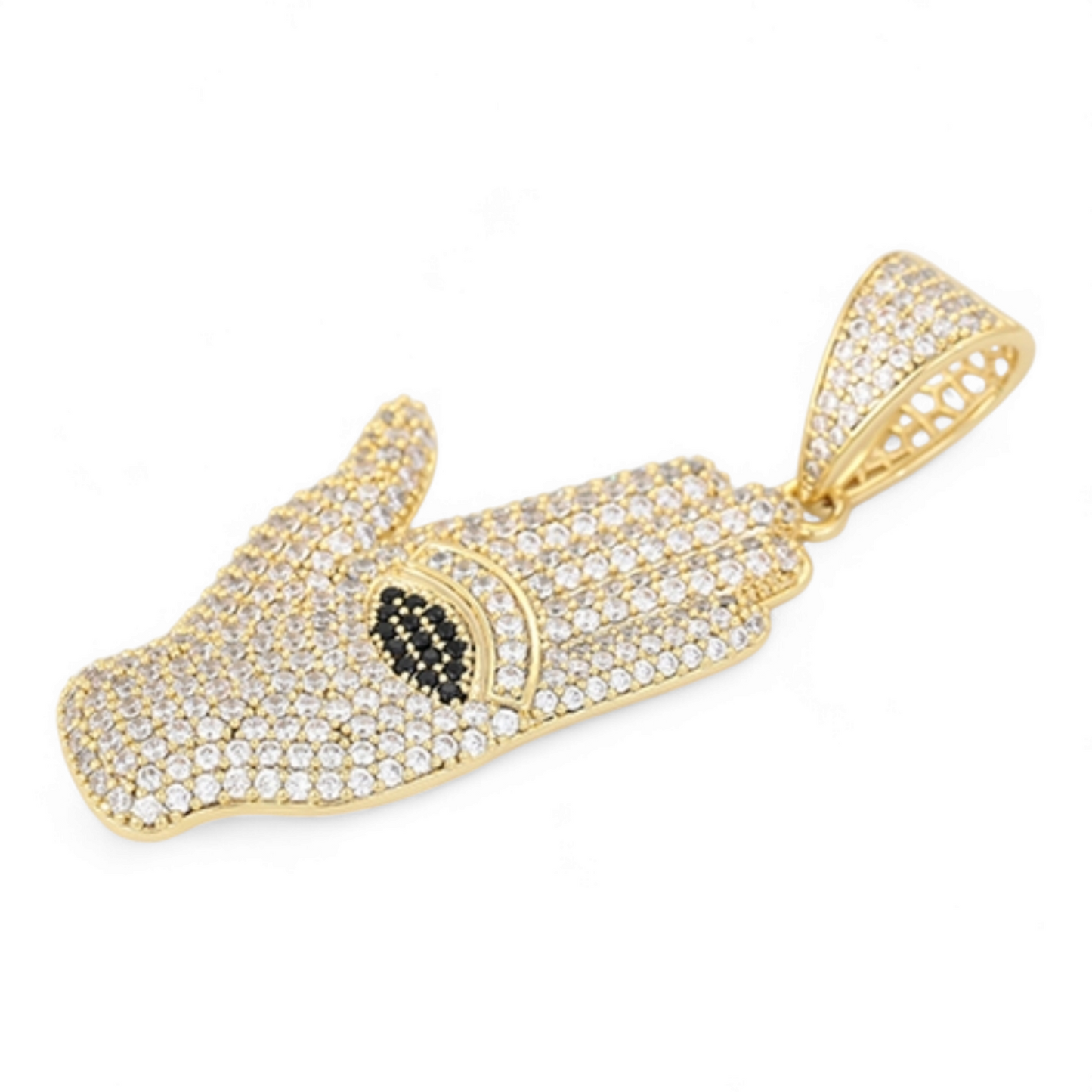 14K Gold Plated Hamsa Pendant