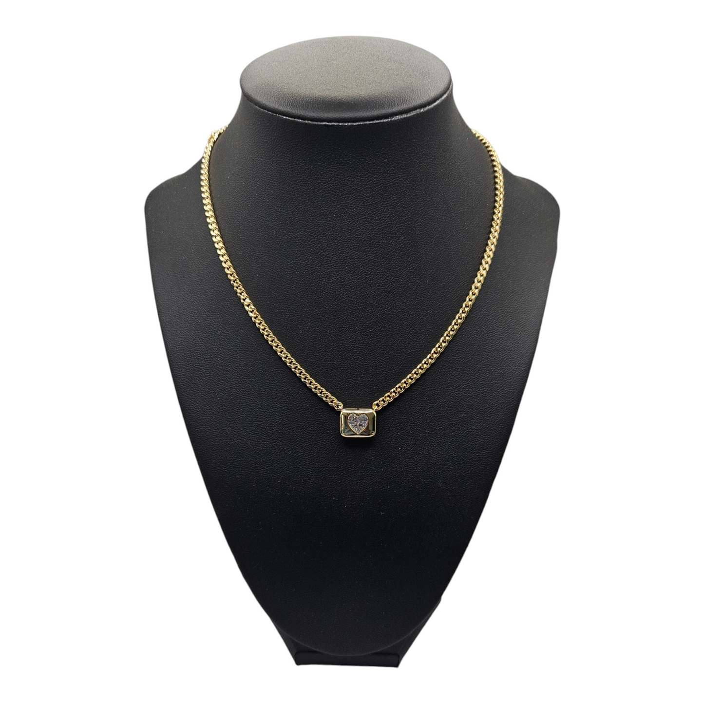 Heart  hest Necklaces in 14K Gold Plated