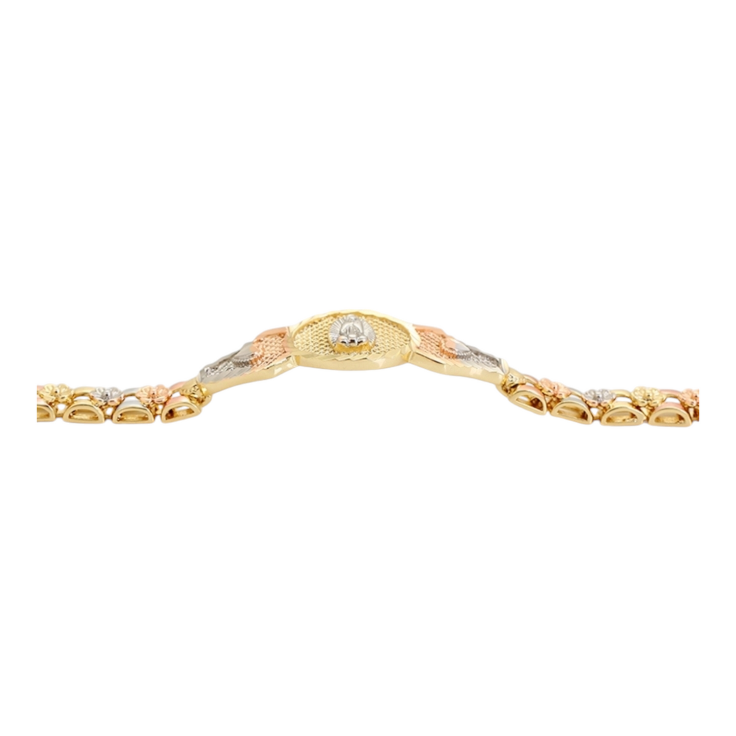 Virgen Maria 14k Gold Plated Bracelet