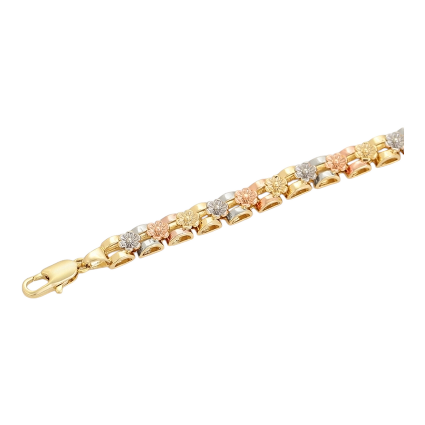 Virgen Maria 14k Gold Plated Bracelet