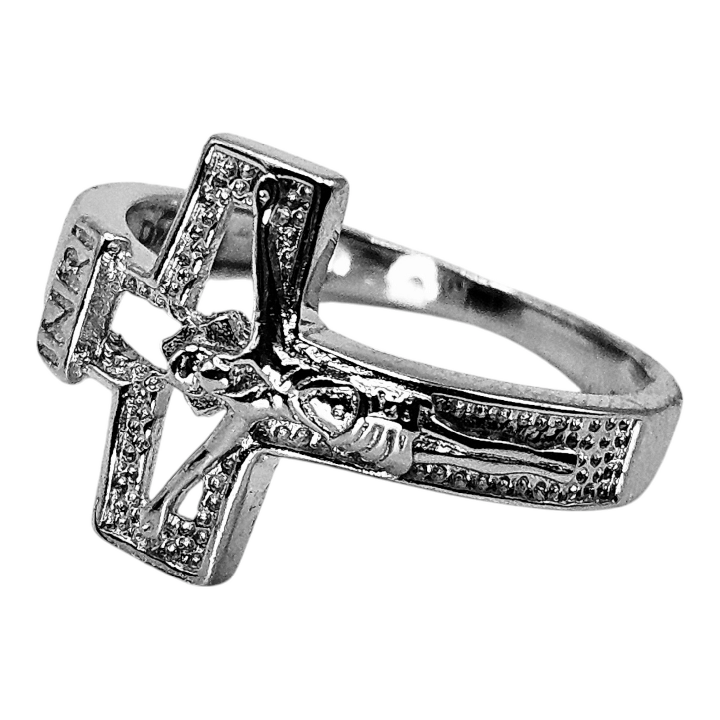 Cross Shape Silver 925 Ring