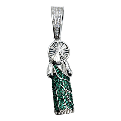 San Judas Silver 925 3D Pendant