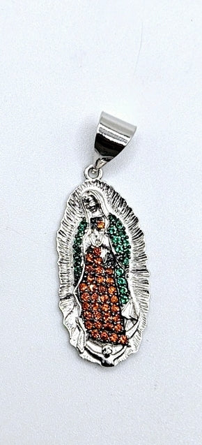 Virgen Maria (Virgin Mary) Silver 925 Pendant - Small