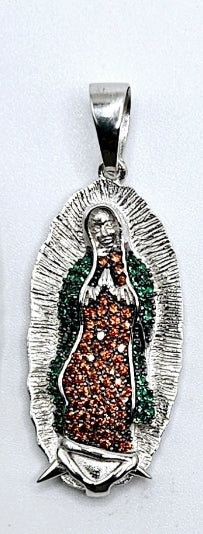 Virgen Maria (Virgin Mary) Silver 925 Pendant - Small