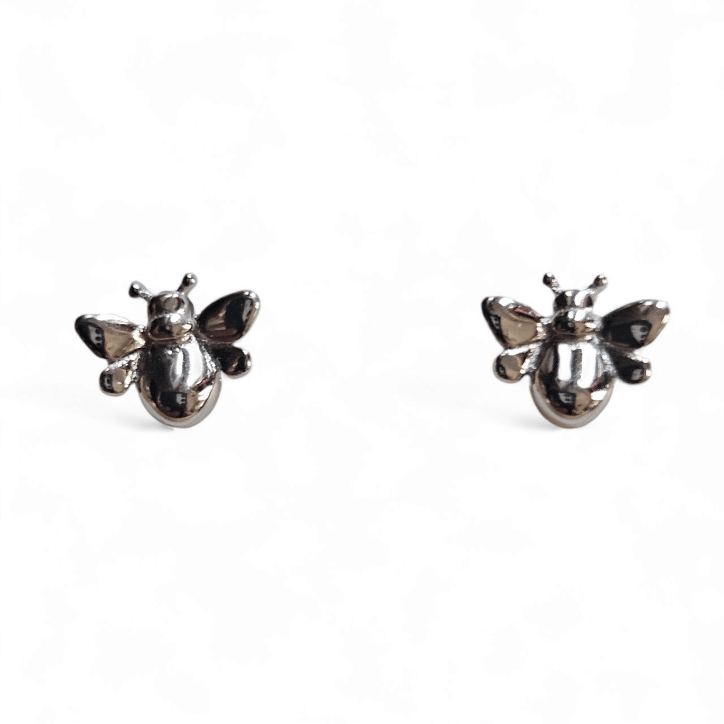 Baby Stud Earrings Butterfly Silver 925