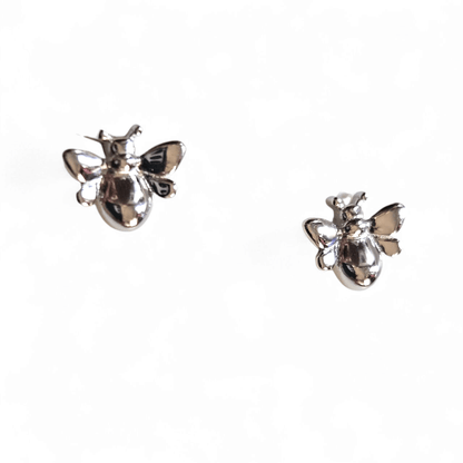 Baby Stud Earrings Butterfly Silver 925