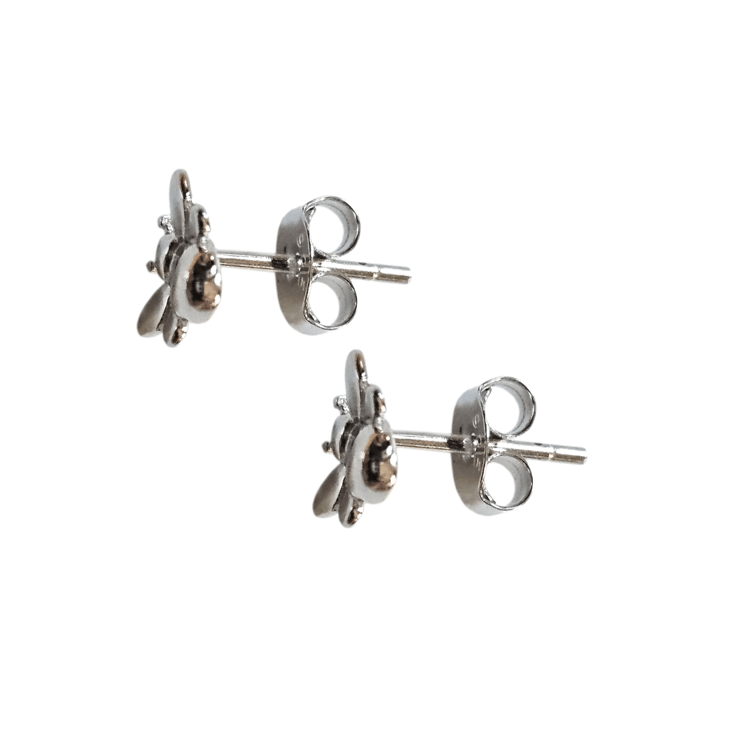 Baby Stud Earrings Butterfly Silver 925