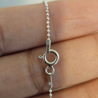 Beads Silver 925 Chain 1.2mm