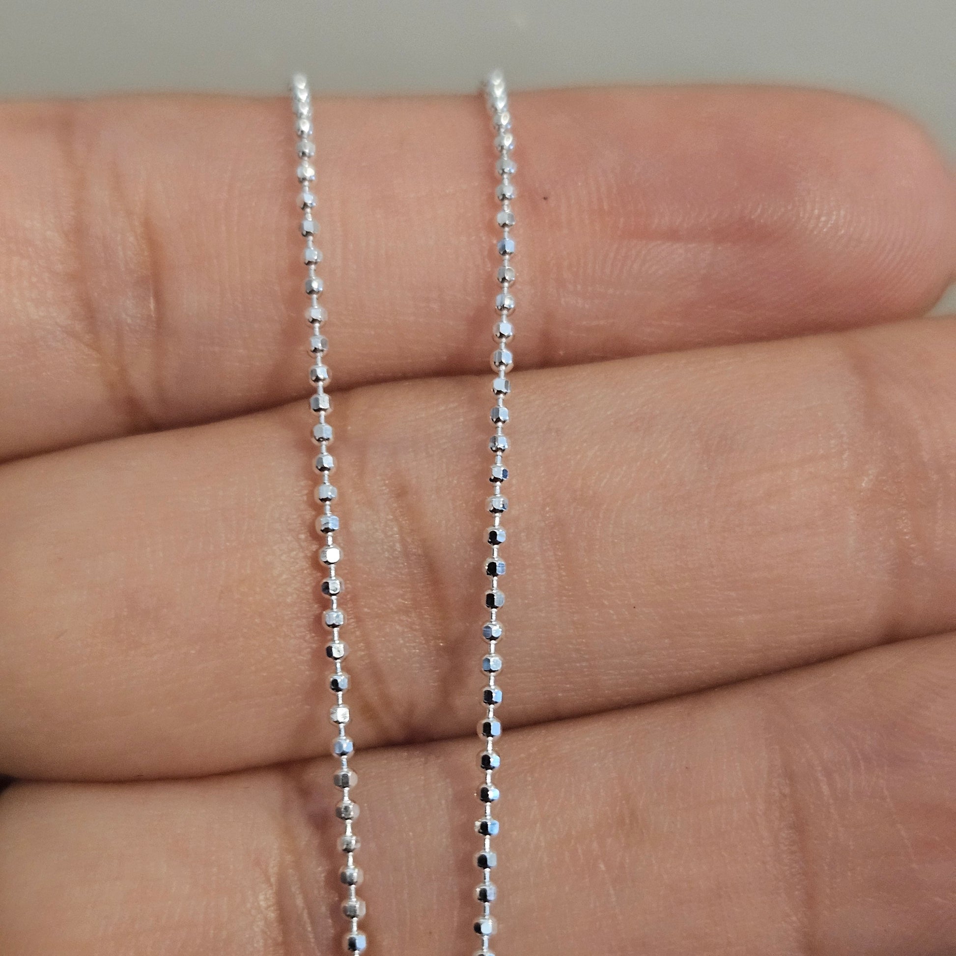Beads Silver 925 Chain 1.2mm