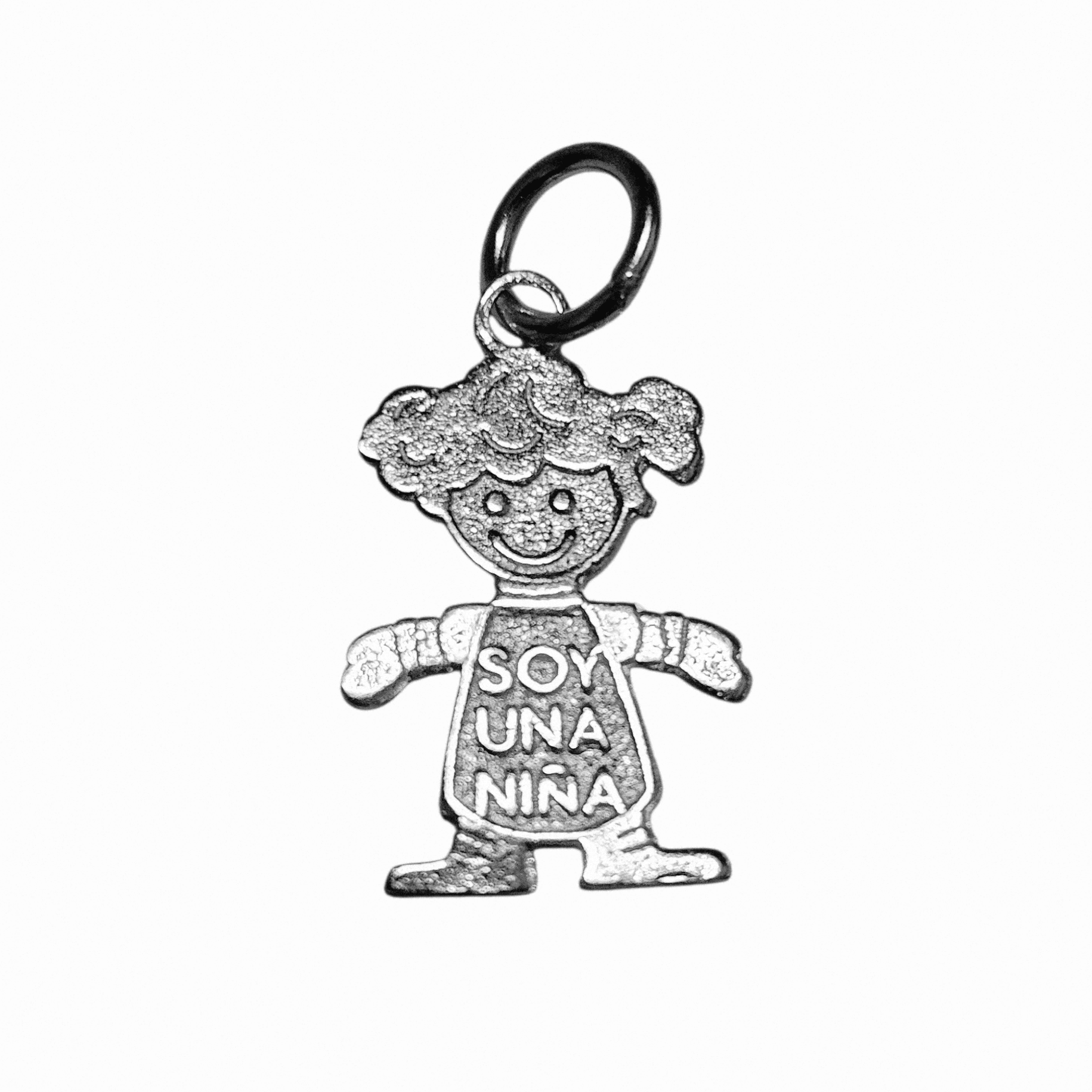 Boy or Girl Sterling Silver 925 Child Charm, Dije de niño o niña en Plata