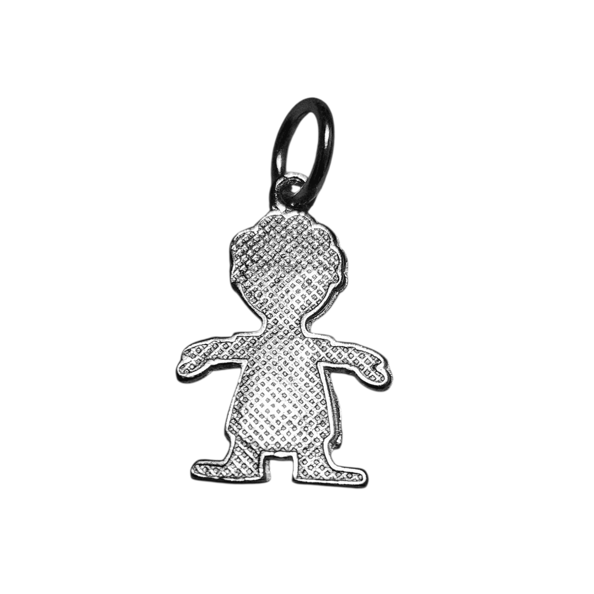 Boy or Girl Sterling Silver 925 Child Charm, Dije de niño o niña en Plata