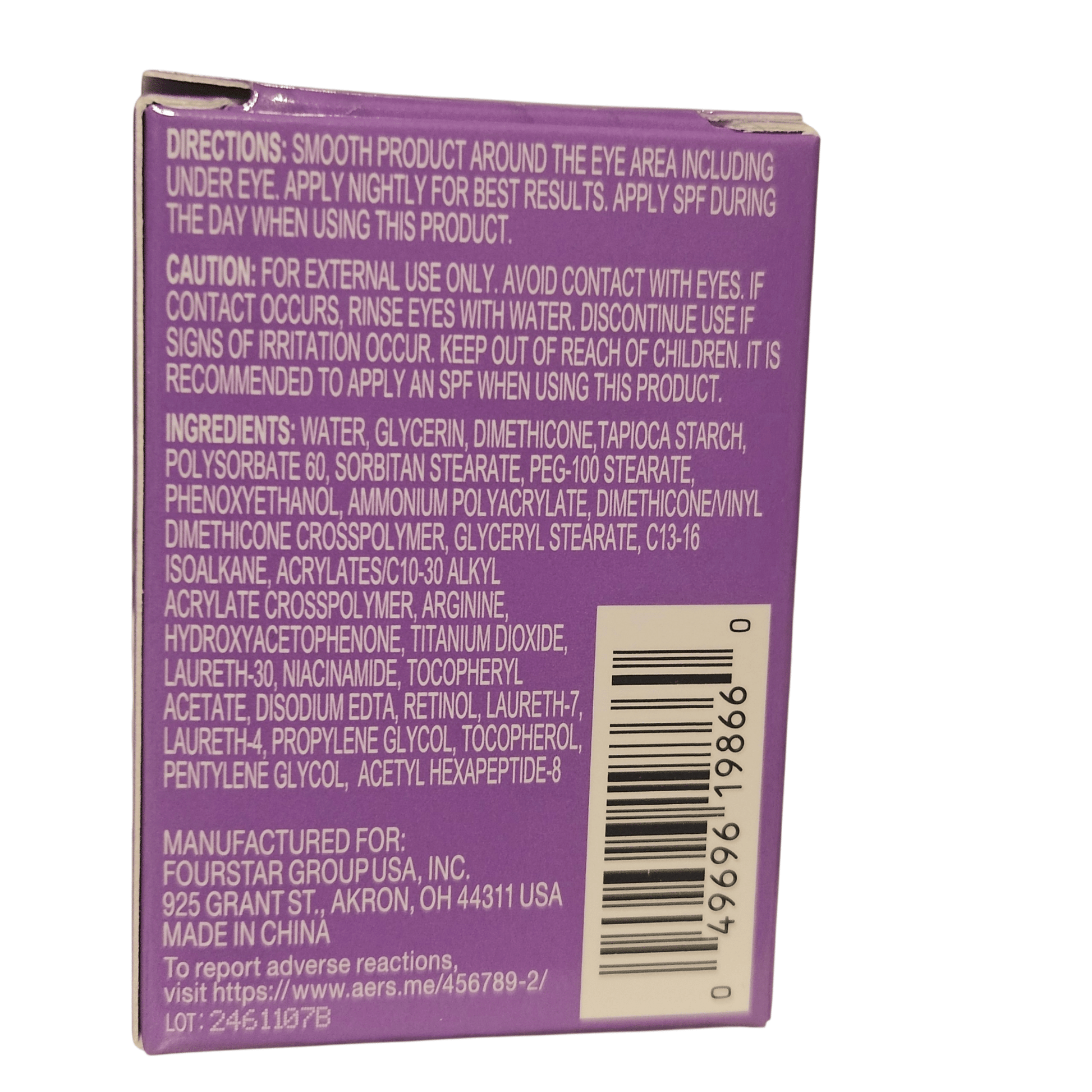 b.pure Retinol Night Eye Cream