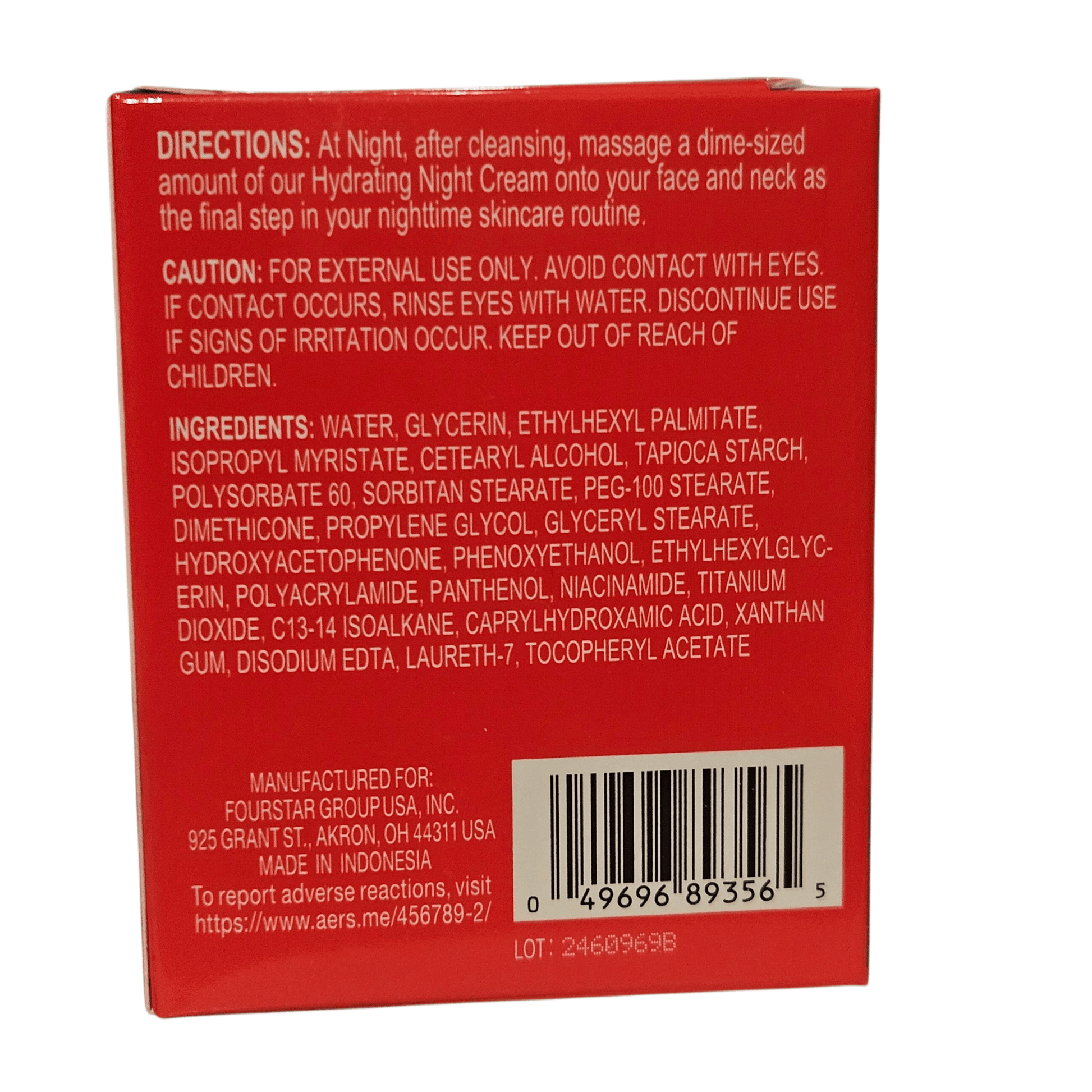 b.pure Revitalizing Night Cream, Fragrance Free