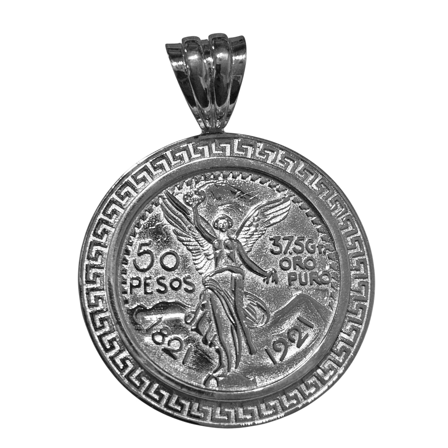 Centenario Mexican 50 Pesos Silver 925 Pendant