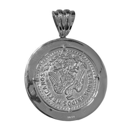 Centenario Mexican 50 Pesos Silver 925 Pendant