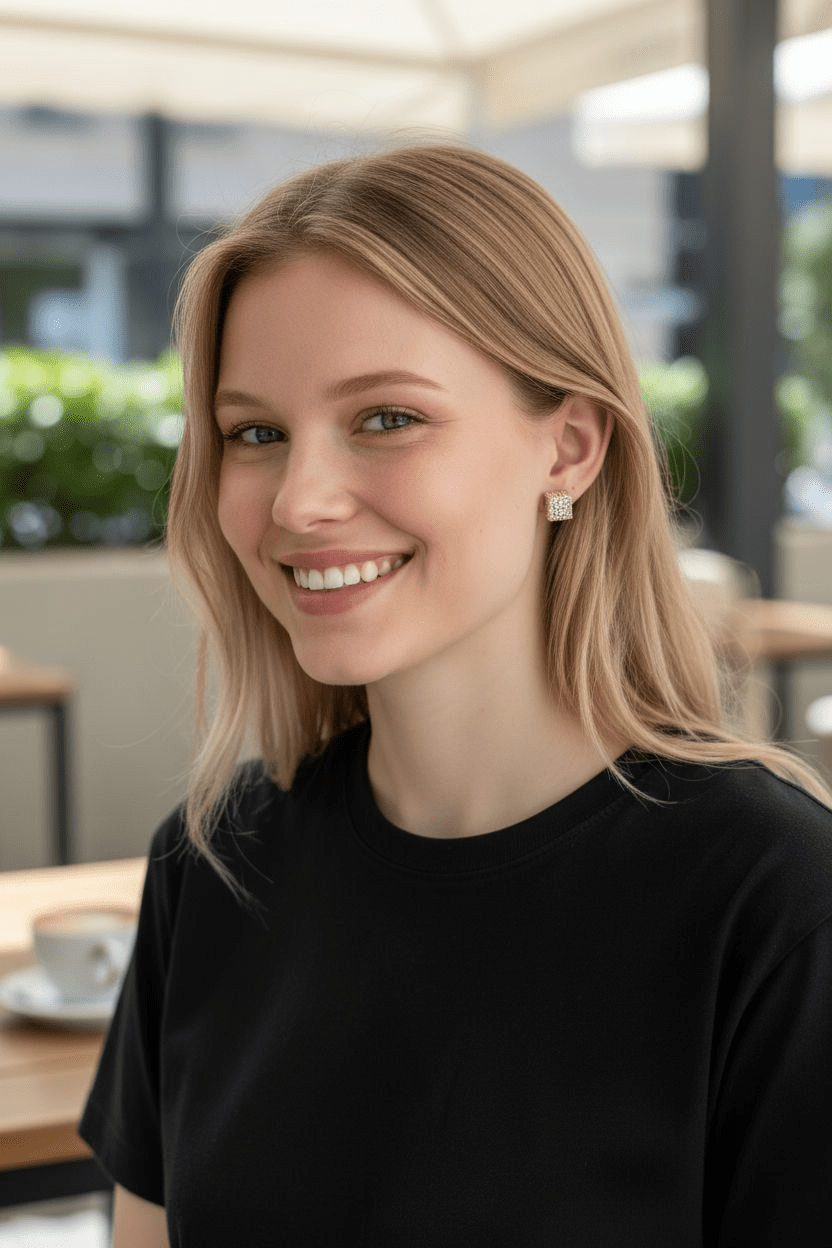 Cube Stud Earrings 18k Gold Plated