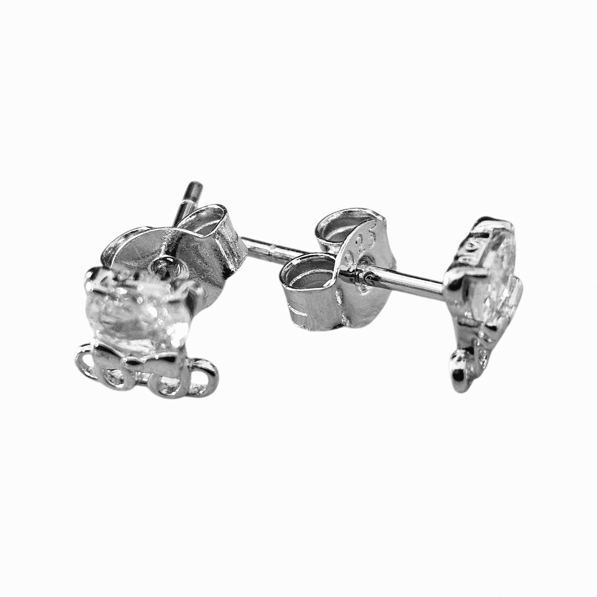 Cute Bear Small Stud Earrings Great for Girls or Danty Earrings for Women