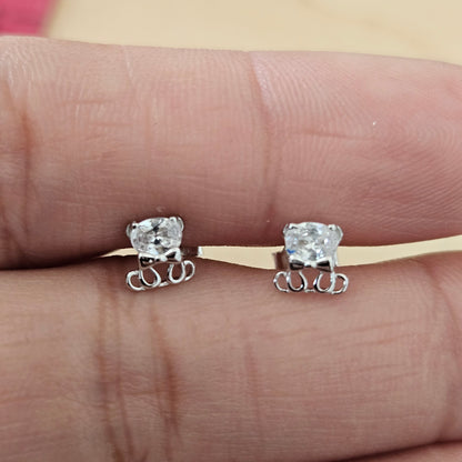 Cute Bear Small Stud Earrings Great for Girls or Danty Earrings for Women
