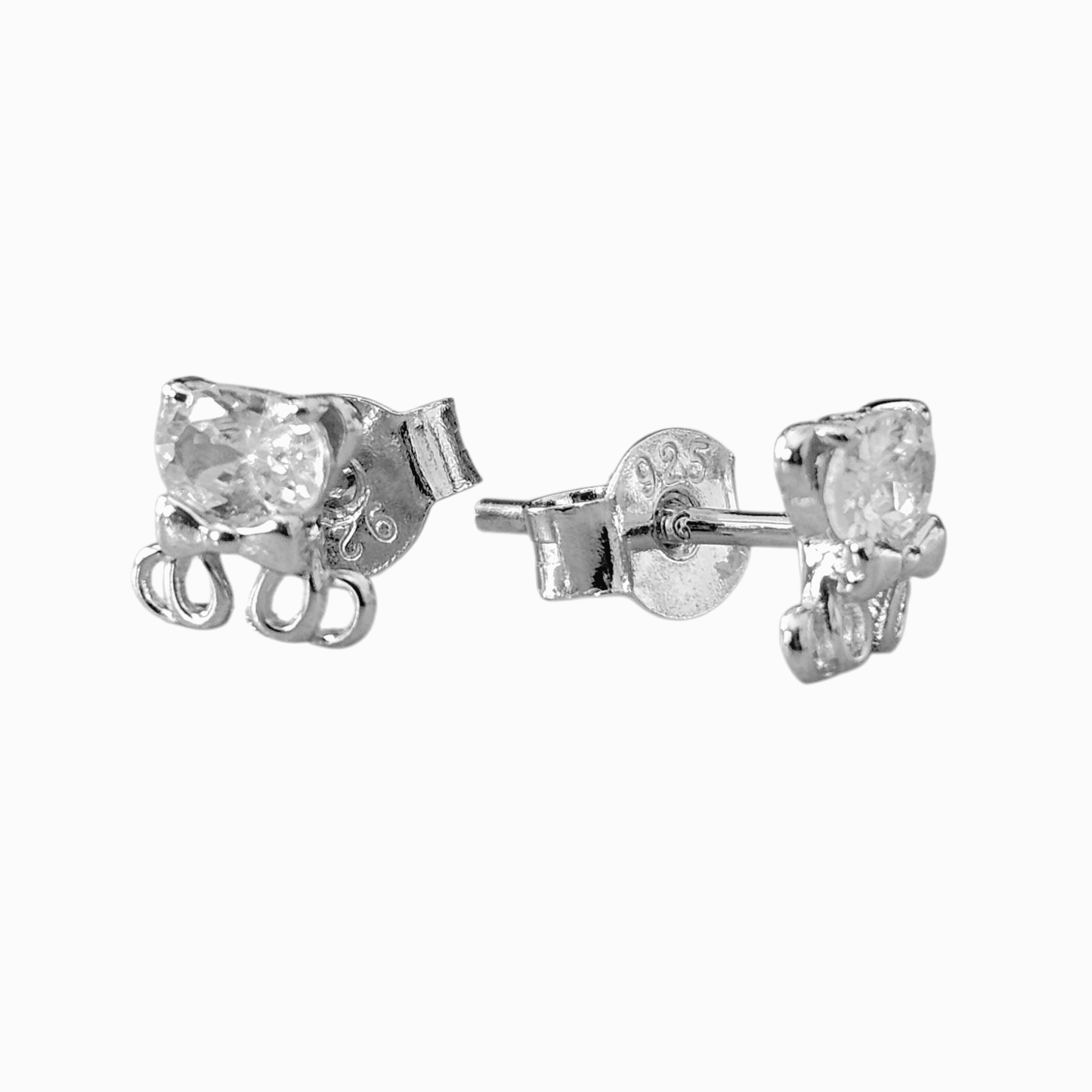 Cute Bear Small Stud Earrings Great for Girls or Danty Earrings for Women