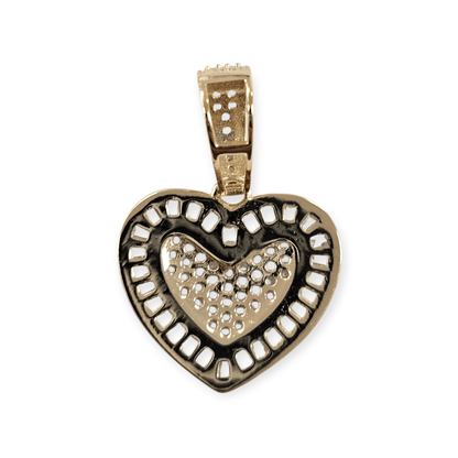 Dainty Heart Pendant Silver 925 18K Gold Plated