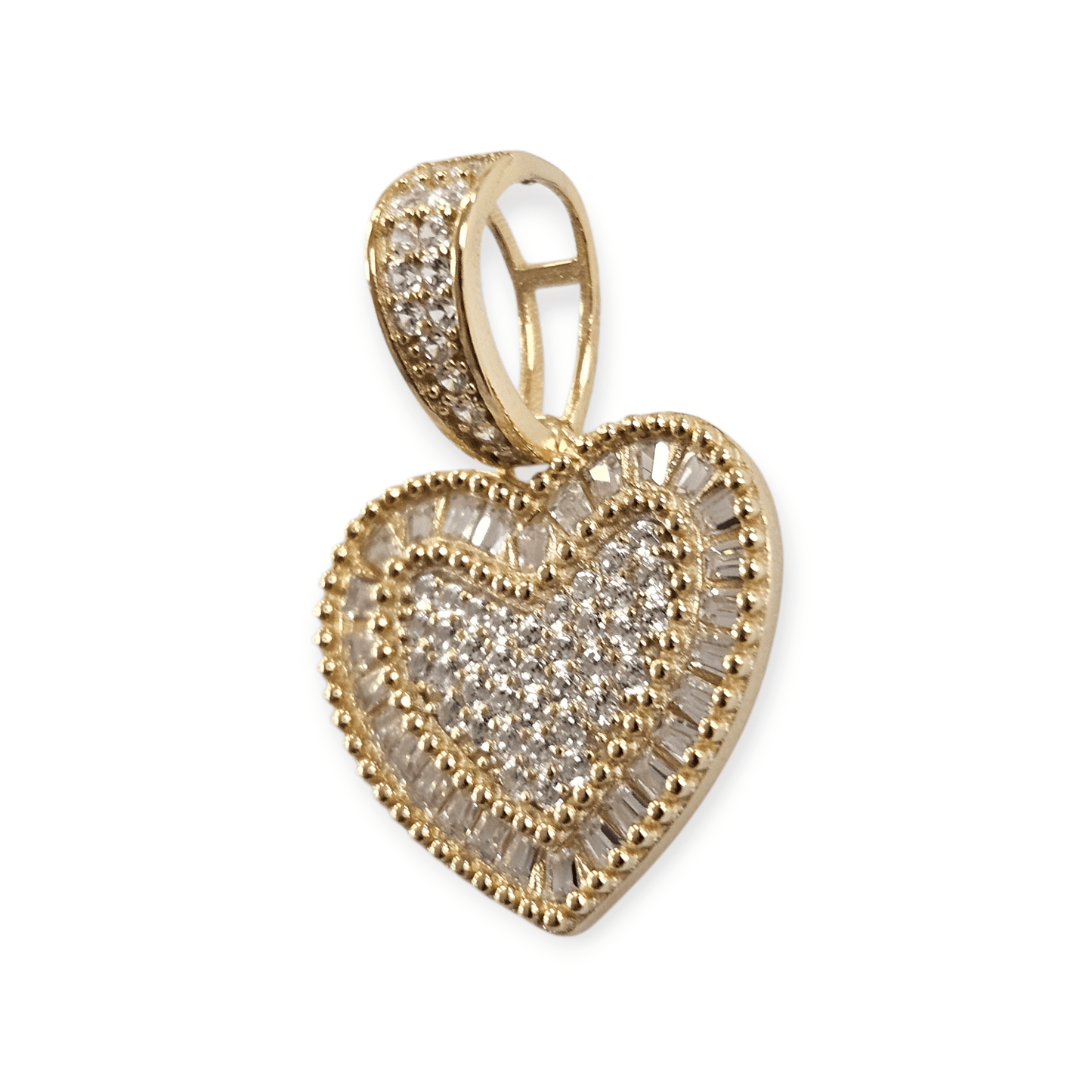 Dainty Heart Pendant Silver 925 18K Gold Plated
