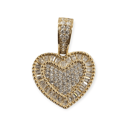Dainty Heart Pendant Silver 925 18K Gold Plated