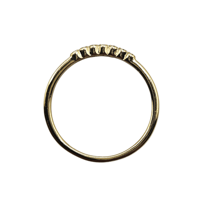 Dainty Ring Band with Colorfull Cubic Zirconia Stones for Women