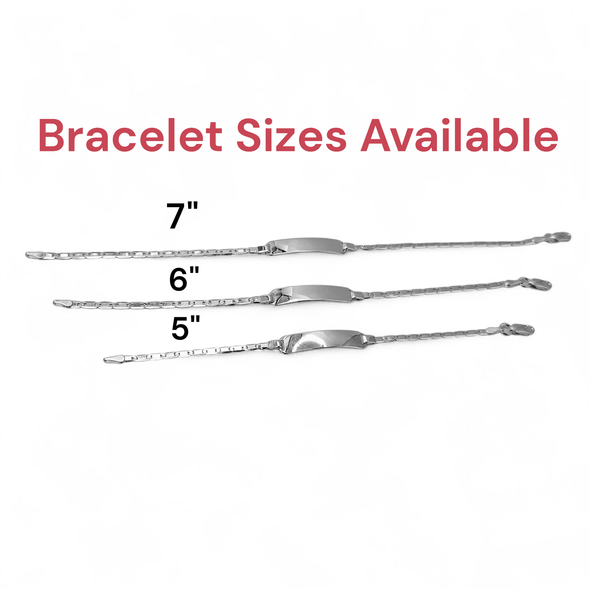 Engravable Silver Mariner Kids Bracelet for Boy or Girl