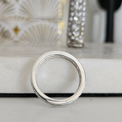 Eternity Cubic Zircobia Silver 925 Band