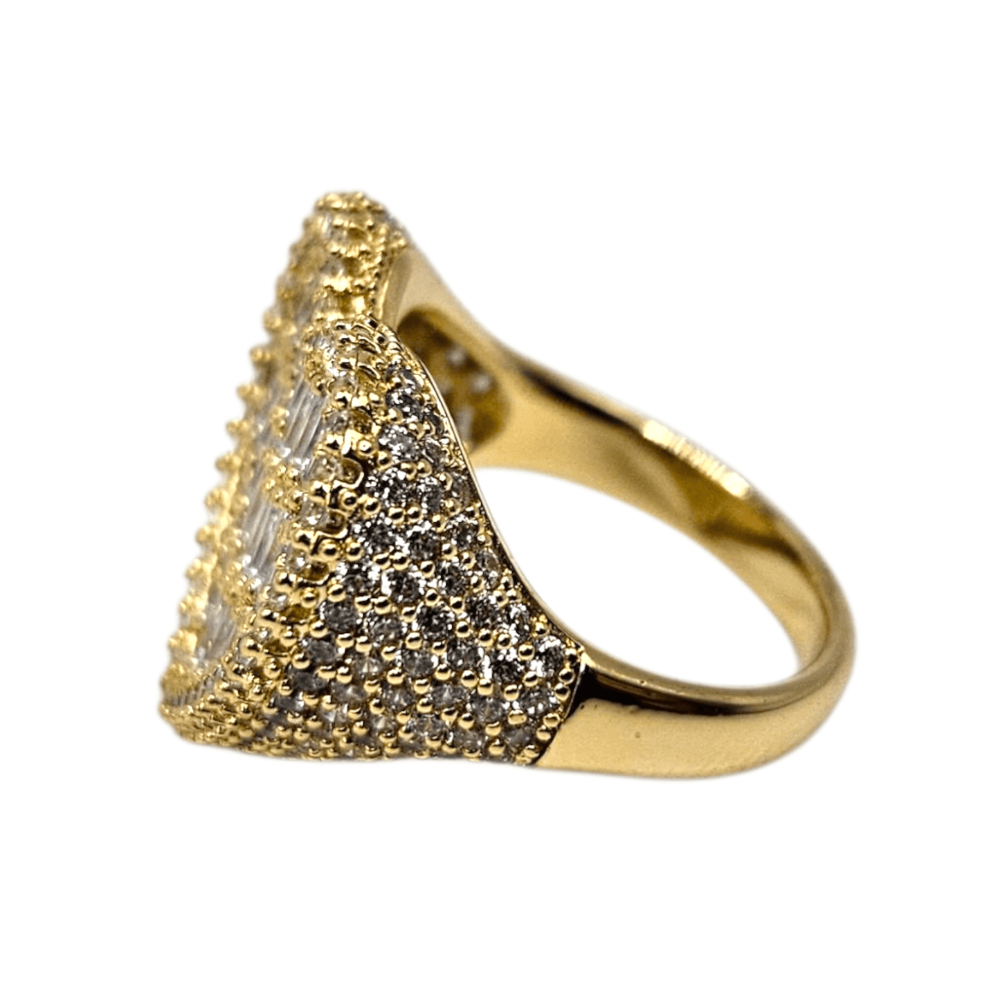 Fancy Heart Ring 14k Gold Plated for Women