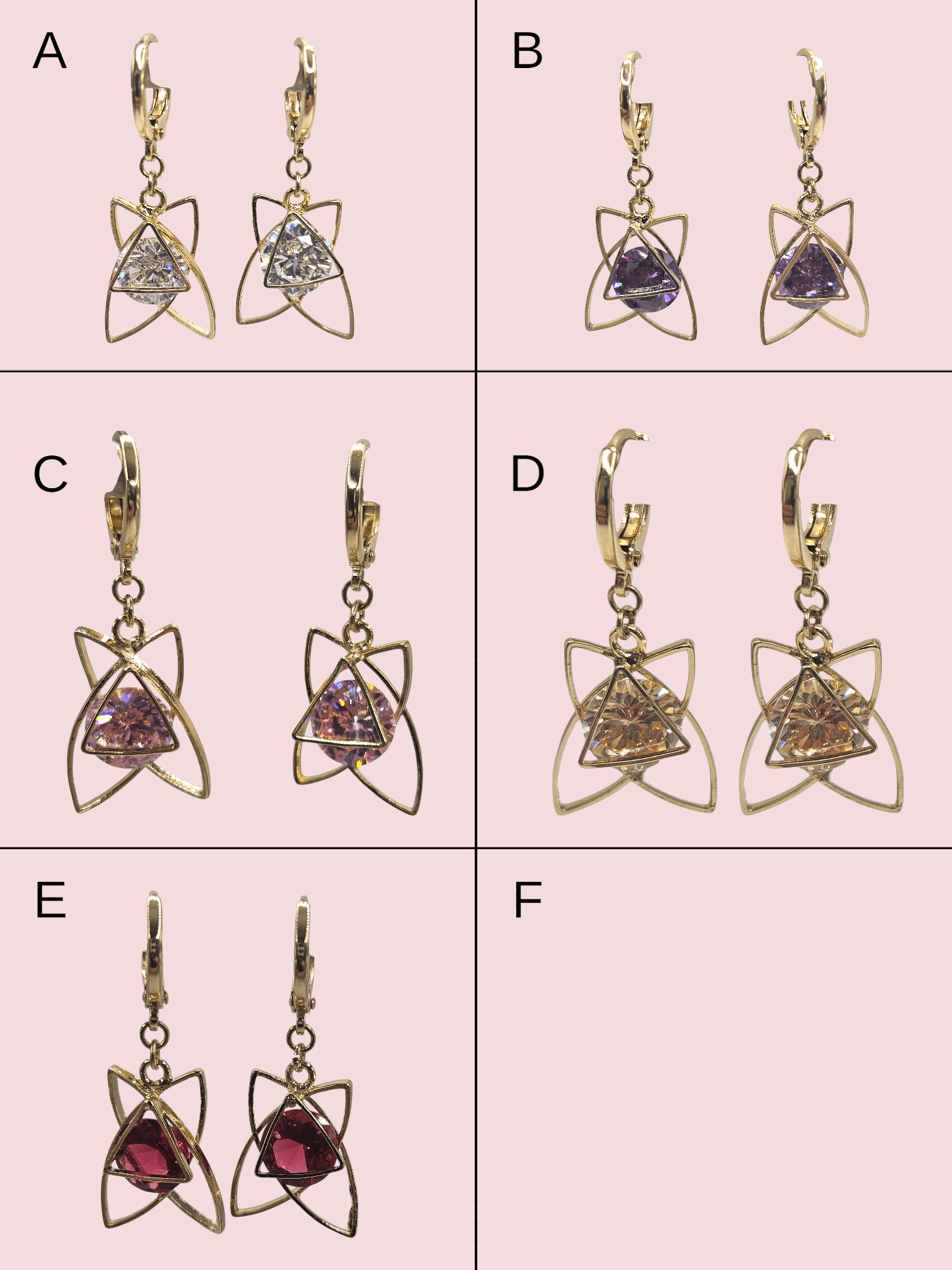 Fancy Hoop 14K Gold Plated Women Earrings