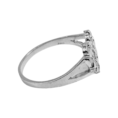 Heart Nugget Silver 925 Ring for Men and Women