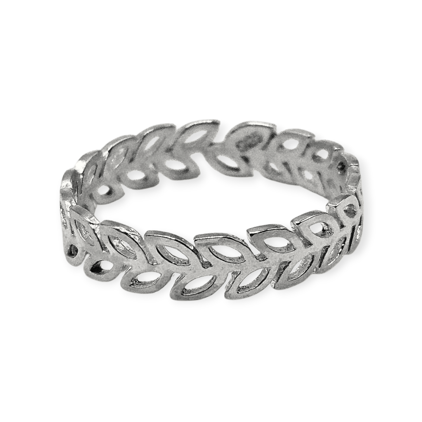 Infinite Leaf Design Silver 925 Ring