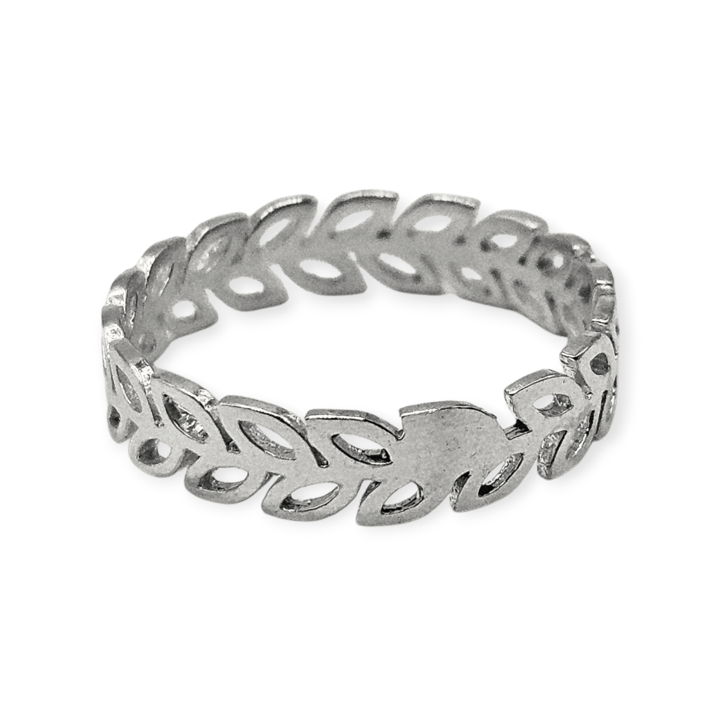 Infinite Leaf Design Silver 925 Ring