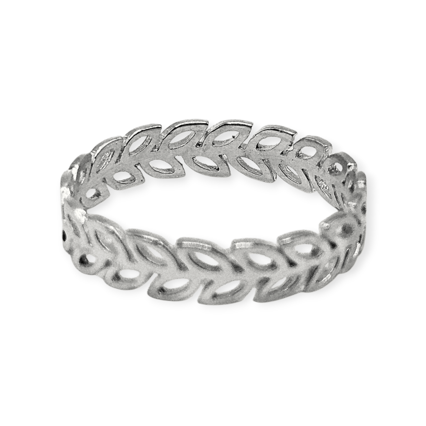 Infinite Leaf Design Silver 925 Ring