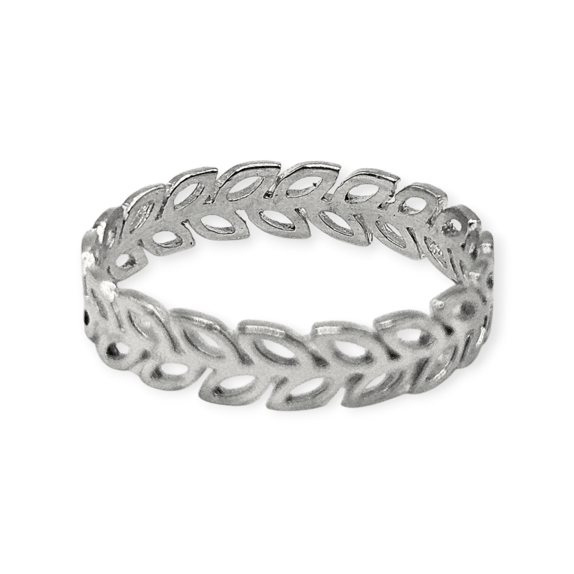 Infinite Leaf Design Silver 925 Ring