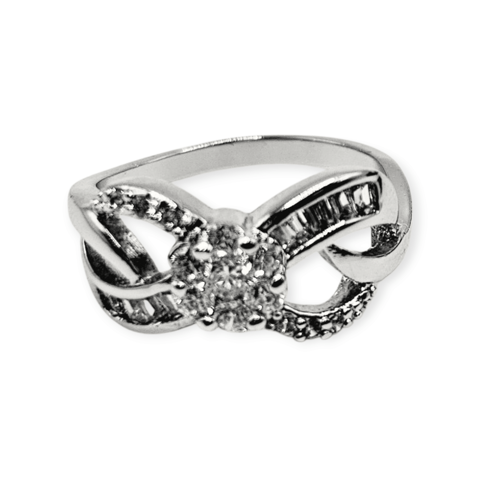 Infinity Silver Plated Ring