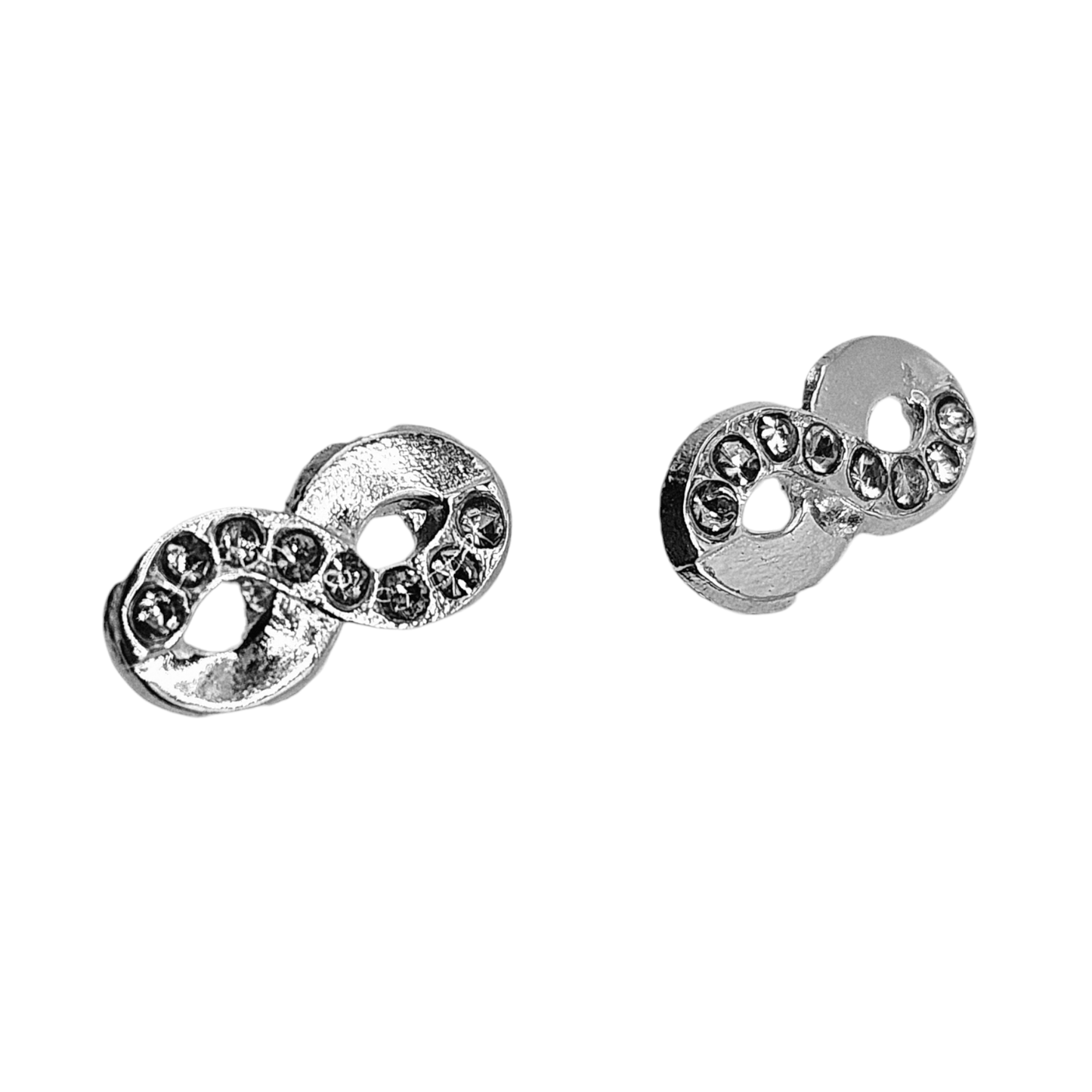 Infinity Stud Earrings for Girls 925 Silver