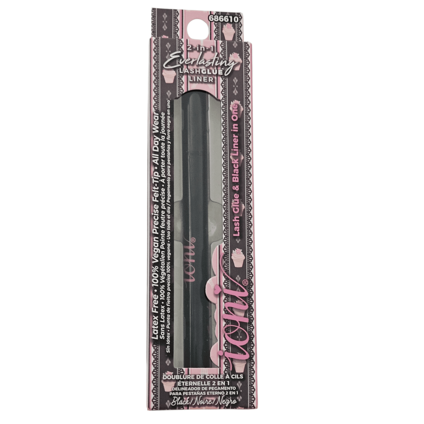 Ioni Lash Glue and Liner in One - Black Color