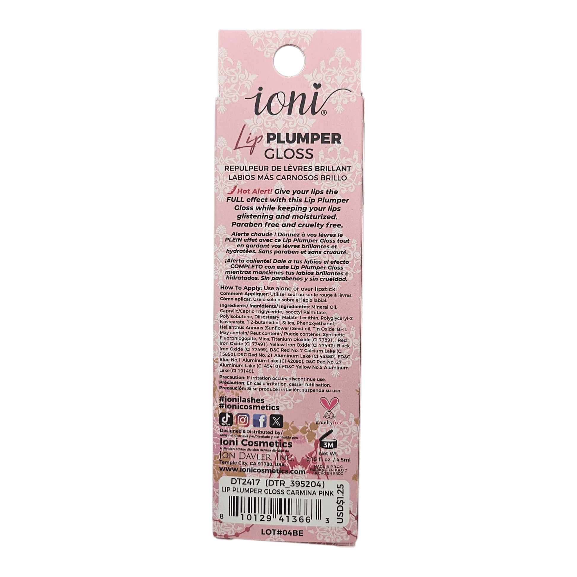 Ioni Lip Plumper Gloss