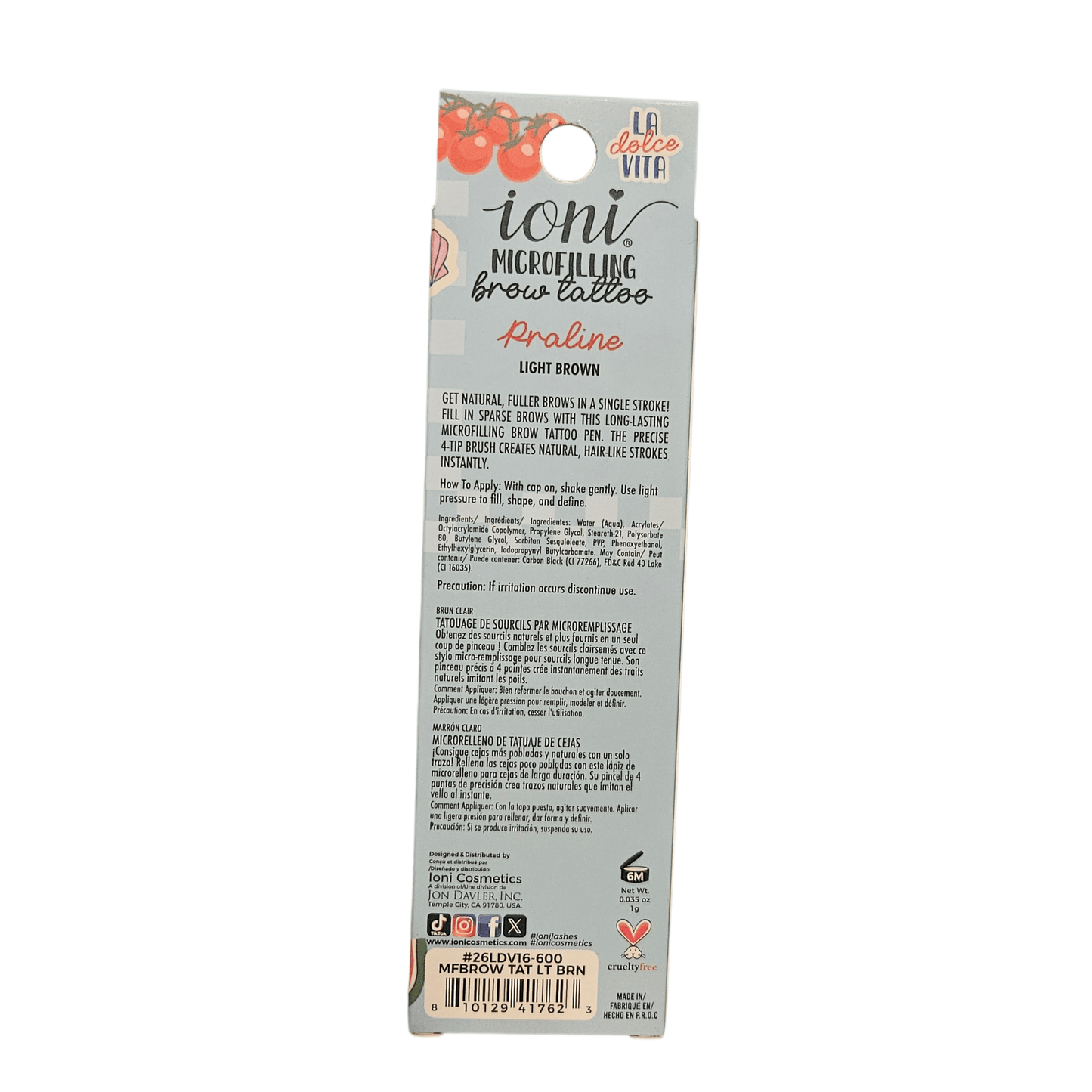 Ioni Microfilling Brow Tattoo