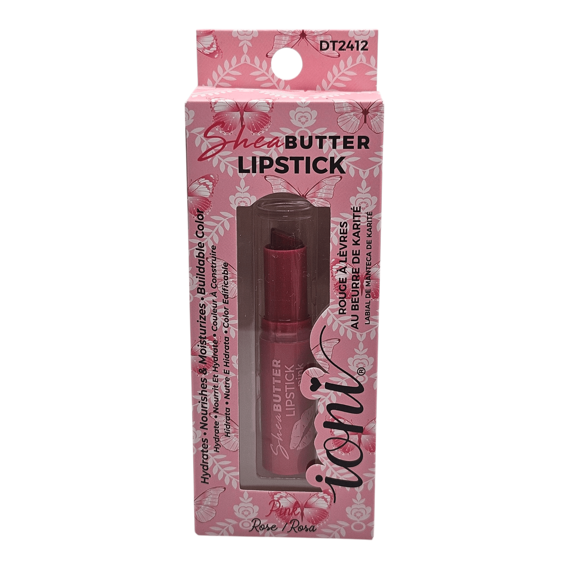Ioni Shea Butter Lipsticks, Pink, Deep Mauve, Nude