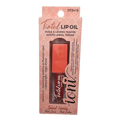 Ioni Tinted Lip Oils Plumbery, Pink Doll, Sweet Honey