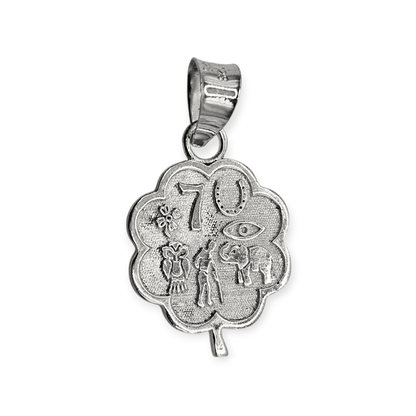 Lucky Charm Pendant Silver 925 8 Clover