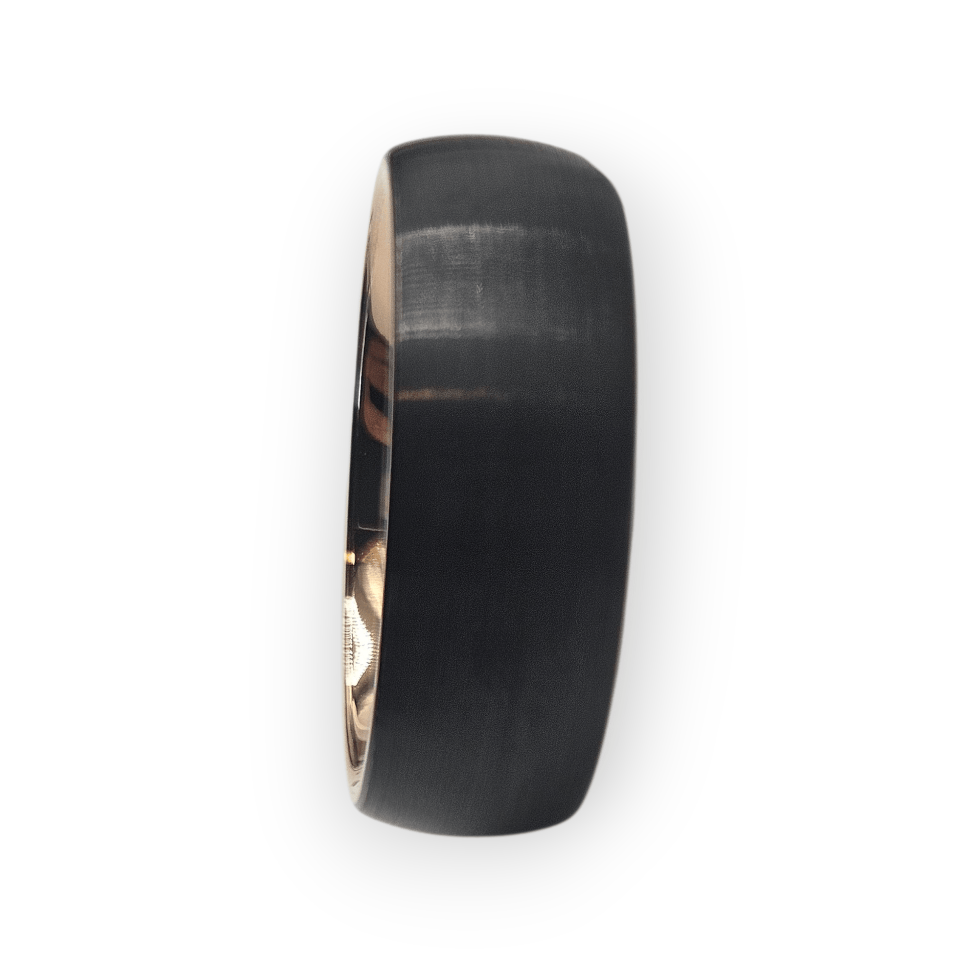 Men's Tungsten Carbide 8mm Black Ring