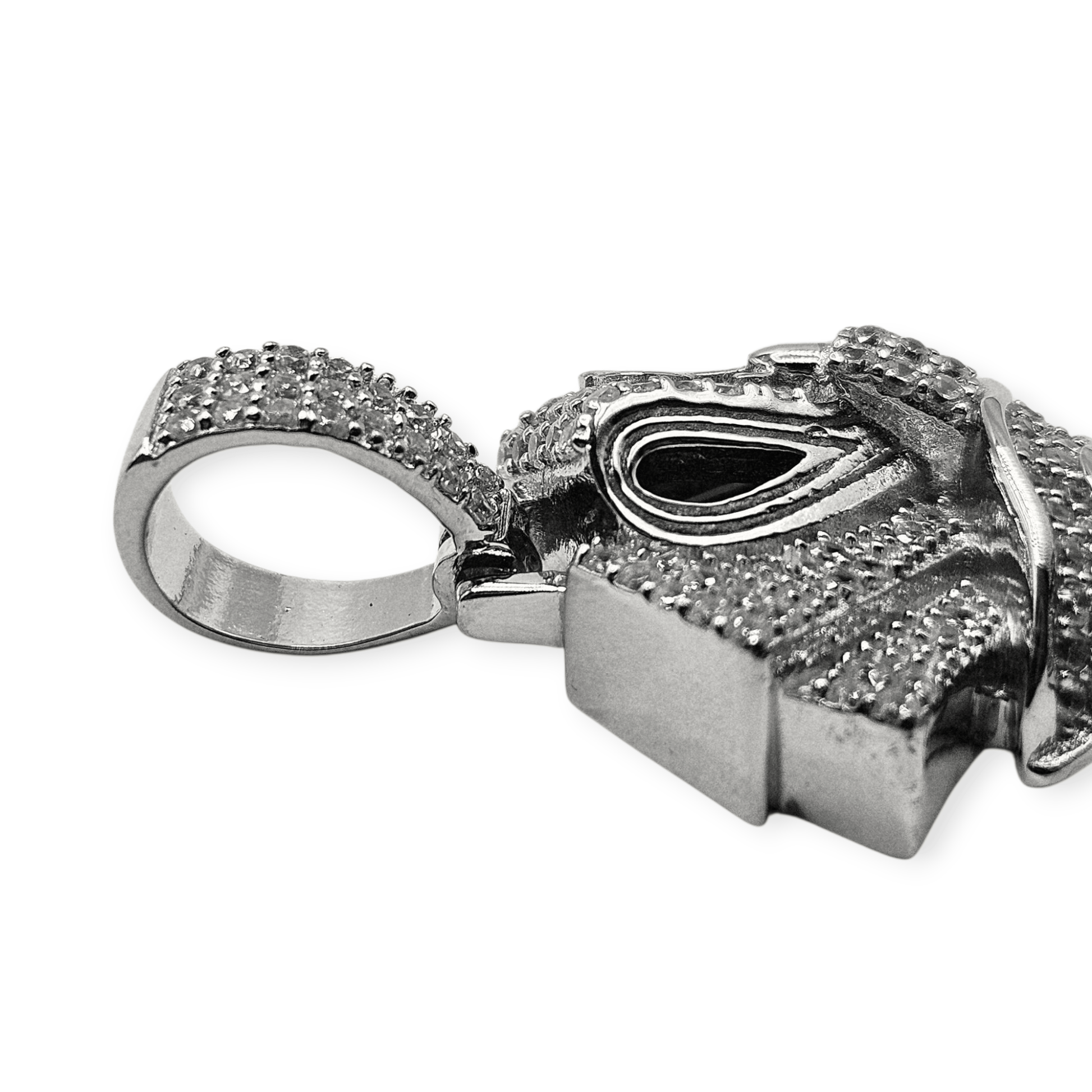 Money Bag Silver Pendant 3D Design 925 Silver