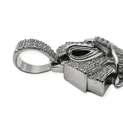 Money Bag Silver Pendant 3D Design 925 Silver