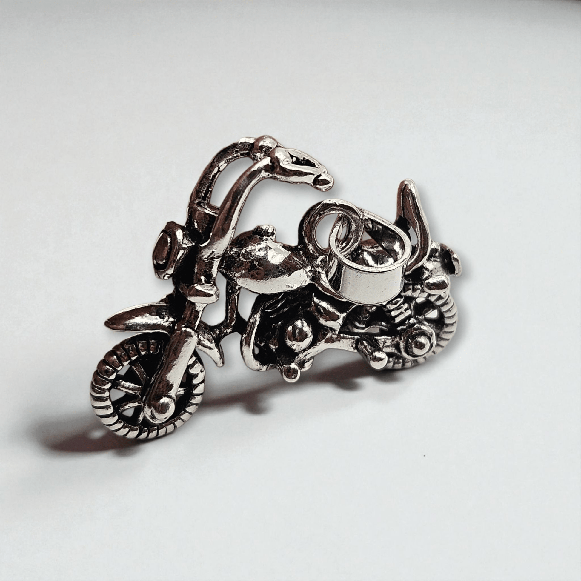 Motorcycle Pendant Charm 3D